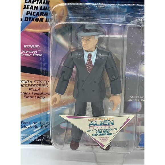 Vintage Star Trek Next Generation Captain Picard as Dixon Hill Playmates 1994 - Picture 2 of 7